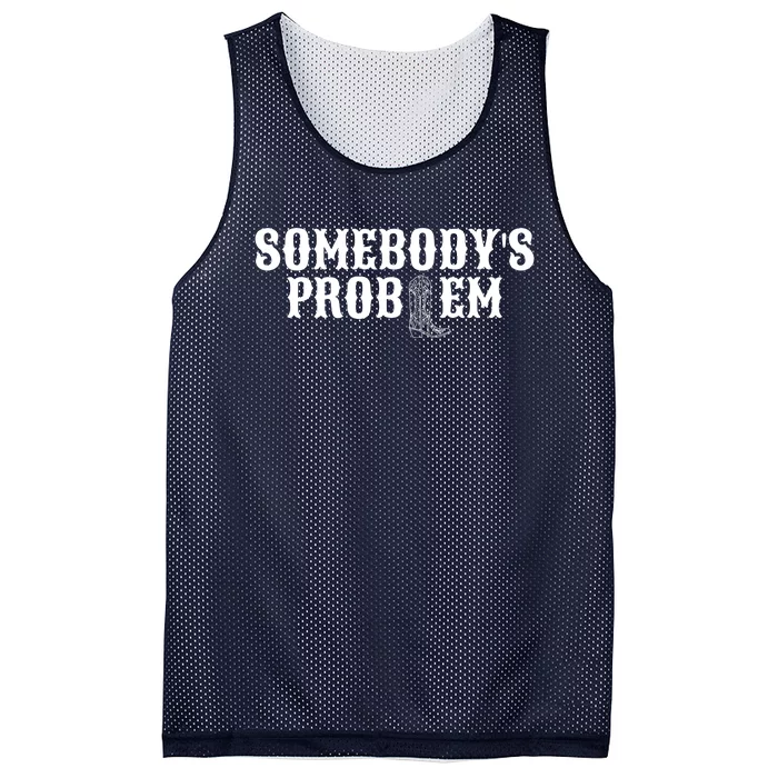 SomebodyS Problem Mesh Reversible Basketball Jersey Tank