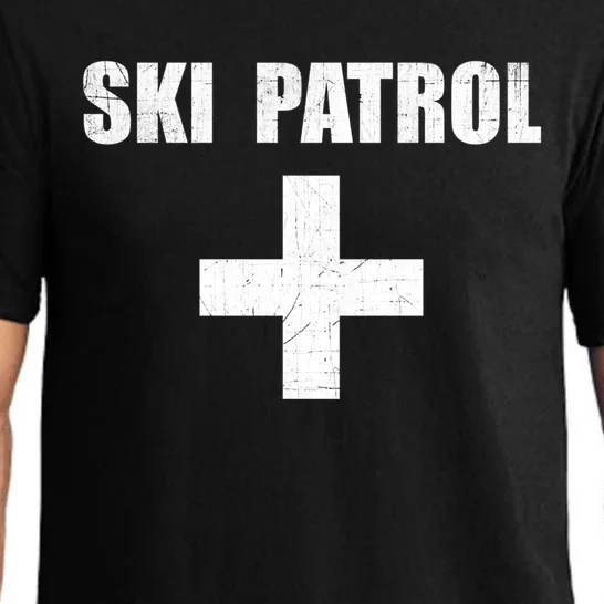 Ski Patrol Skiing First Aid Winter Gift Pajama Set