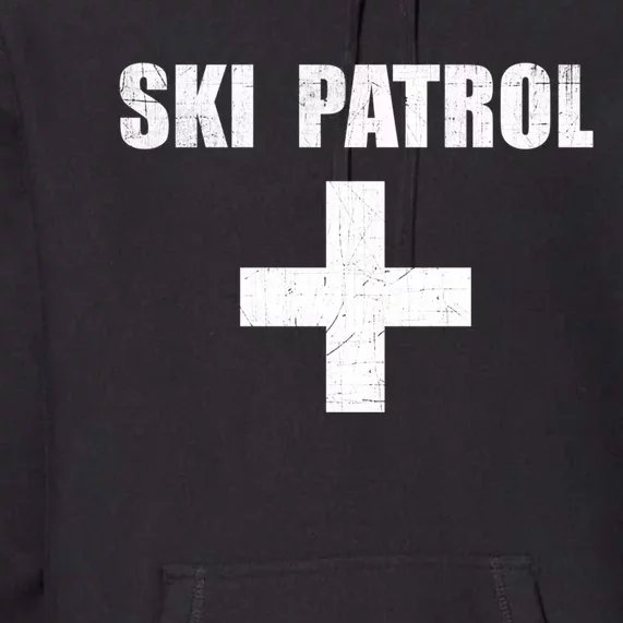 Ski Patrol Skiing First Aid Winter Gift Premium Hoodie