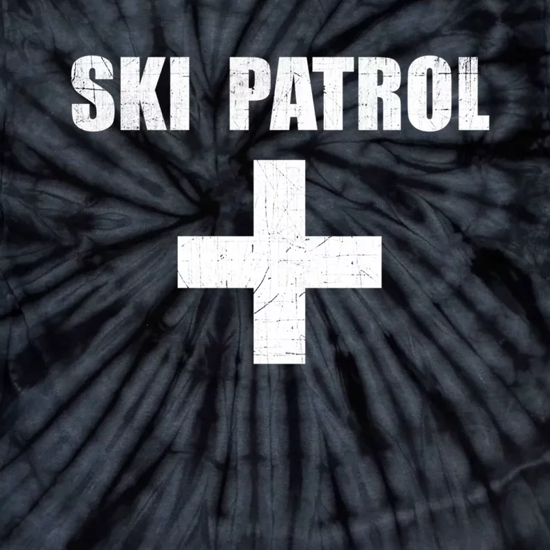 Ski Patrol Skiing First Aid Winter Gift Tie-Dye T-Shirt