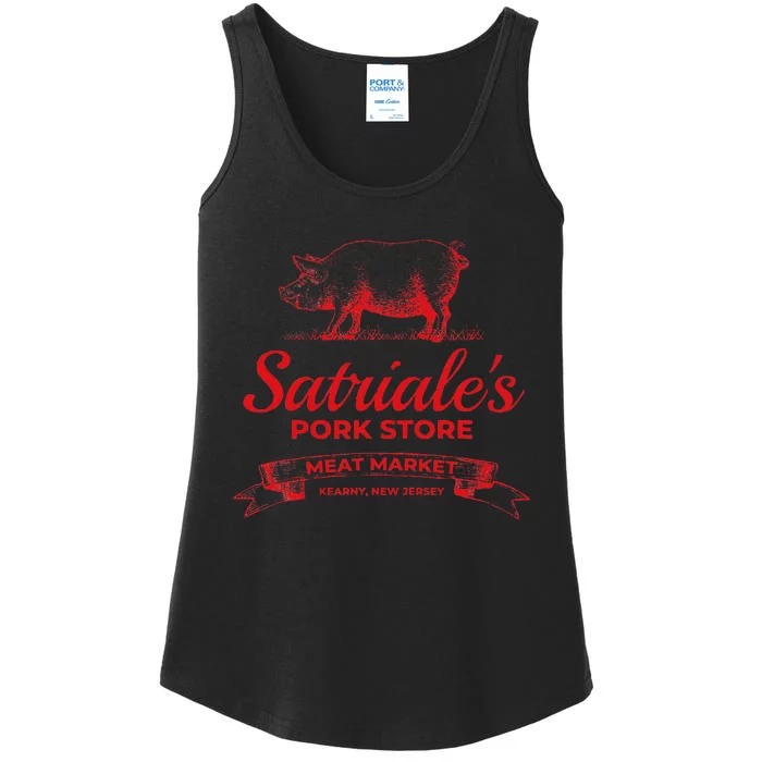 Satriale’S Pork Store Kearny New Jersey Ladies Essential Tank