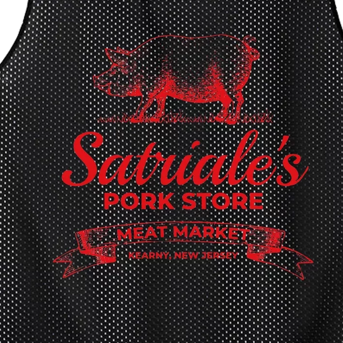 Satriale’S Pork Store Kearny New Jersey Mesh Reversible Basketball Jersey Tank