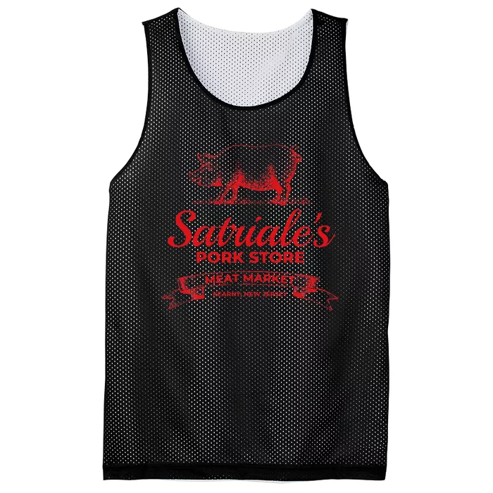 Satriale’S Pork Store Kearny New Jersey Mesh Reversible Basketball Jersey Tank