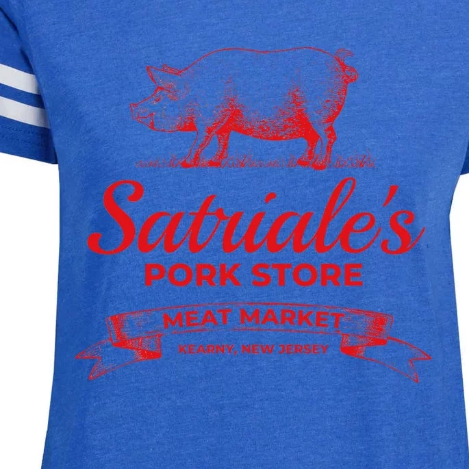 Satriale’S Pork Store Kearny New Jersey Enza Ladies Jersey Football T-Shirt