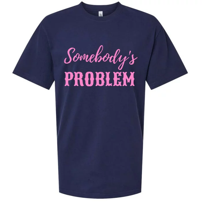 SomebodyS Problem Sueded Cloud Jersey T-Shirt