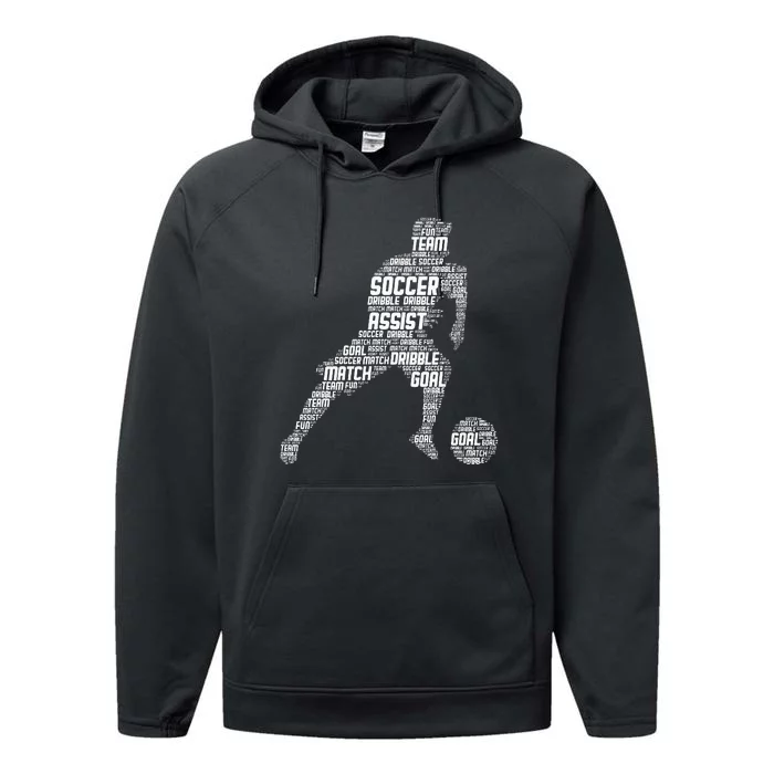 Soccer Player Performance Fleece Hoodie