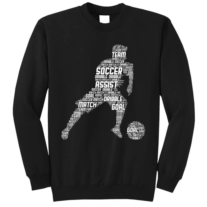 Soccer Player Tall Sweatshirt