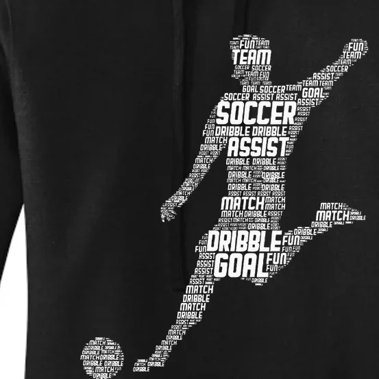 Soccer Player Women's Pullover Hoodie