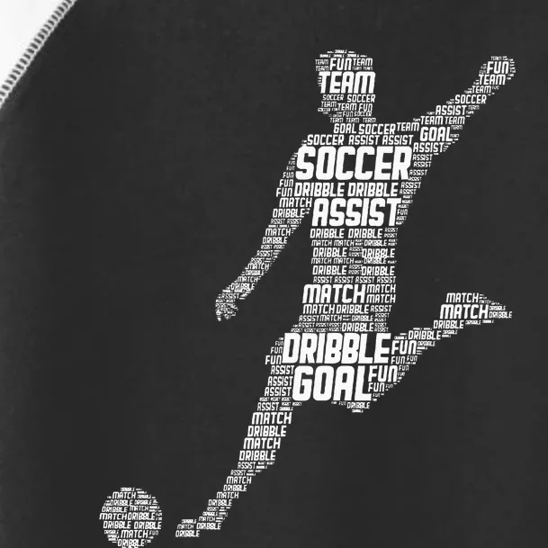 Soccer Player Toddler Fine Jersey T-Shirt