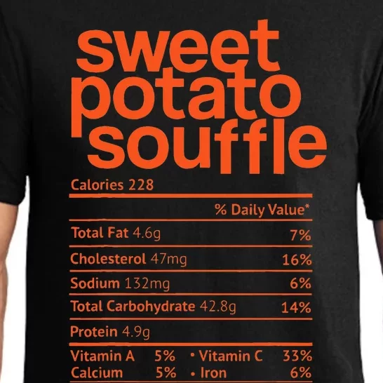 Sweet Potato Souffle Nutrition Facts Thanksgiving Christmas Pajama Set