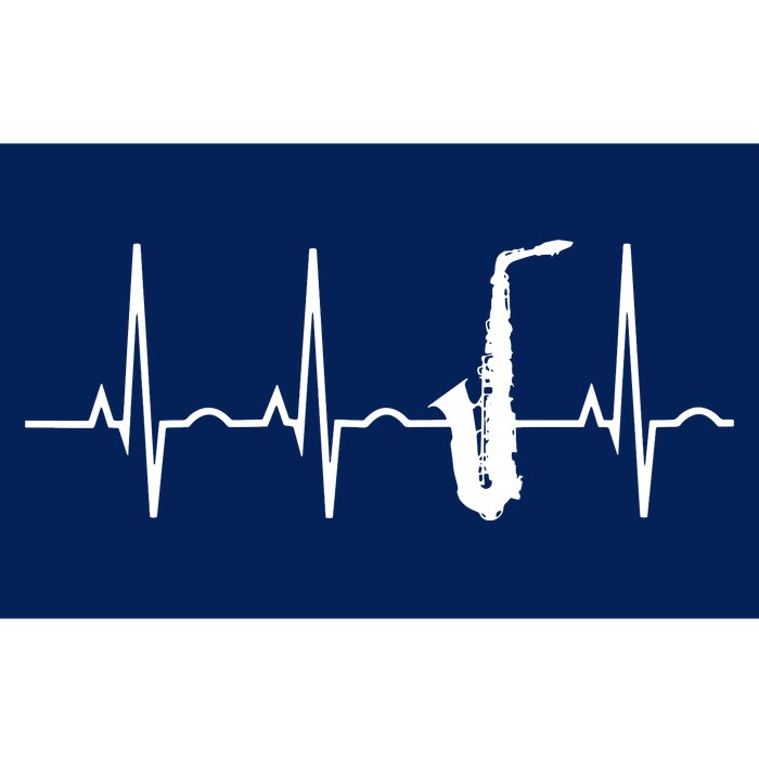 Saxophone Player Shirts Saxophone Heartbeat Bumper Sticker