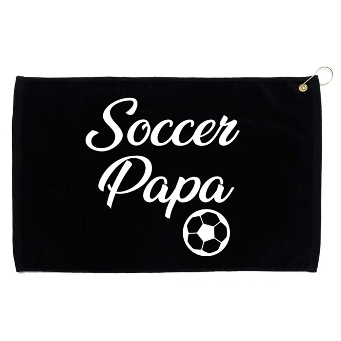 Soccer Papa Grommeted Golf Towel