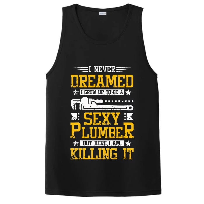 Sexy Plumber Performance Tank