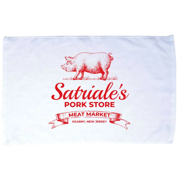 Satriale’S Pork Store Kearny New Jersey Microfiber Hand Towel