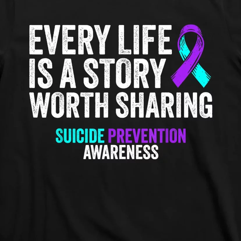 Suicide Prevention Support End The Silence Suicide Awareness T-Shirt