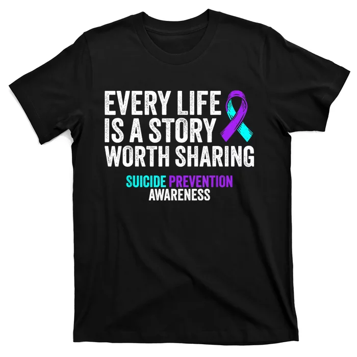 Suicide Prevention Support End The Silence Suicide Awareness T-Shirt