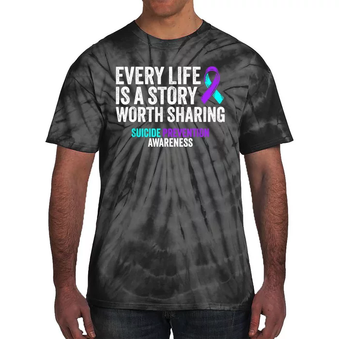 Suicide Prevention Support End The Silence Suicide Awareness Tie-Dye T-Shirt