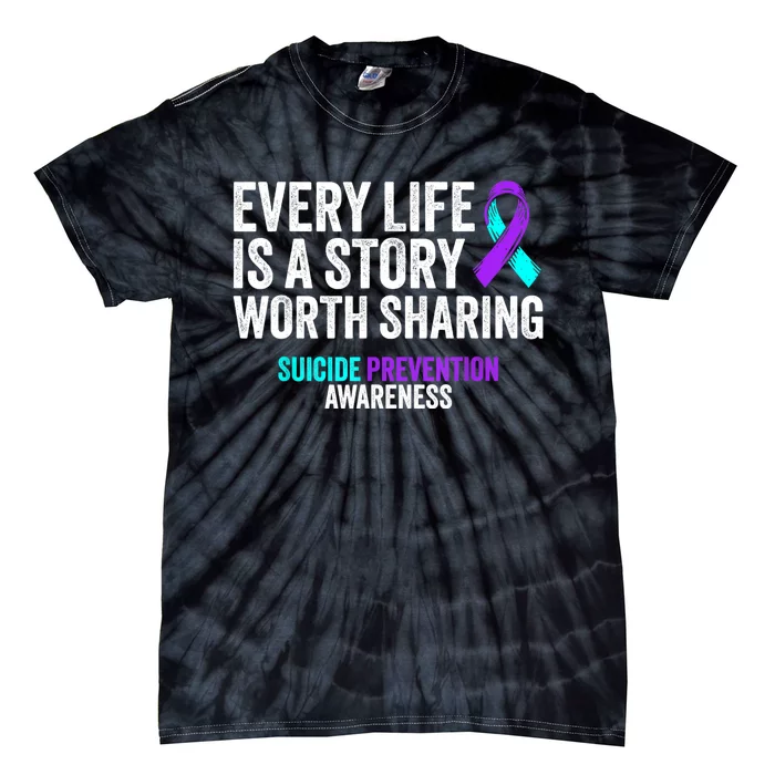 Suicide Prevention Support End The Silence Suicide Awareness Tie-Dye T-Shirt