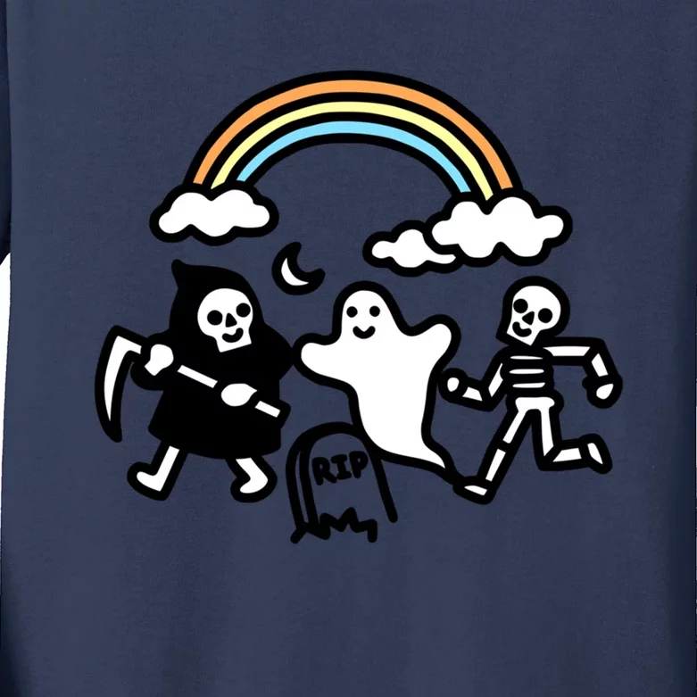 Spooky Pals Kids Long Sleeve Shirt