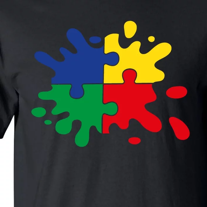 Splash Puzzle Tall T-Shirt