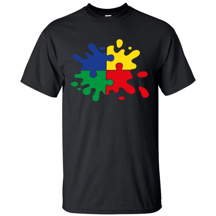 Splash Puzzle Tall T-Shirt