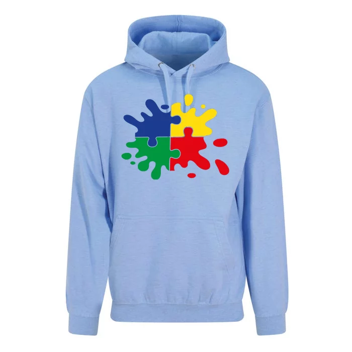 Splash Puzzle Unisex Surf Hoodie