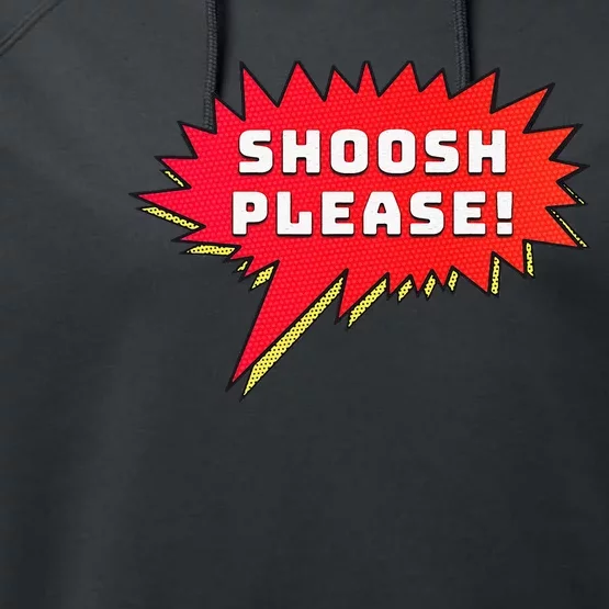 Shoosh Please! Performance Fleece Hoodie