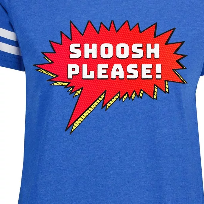 Shoosh Please! Enza Ladies Jersey Football T-Shirt