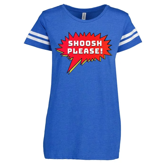 Shoosh Please! Enza Ladies Jersey Football T-Shirt