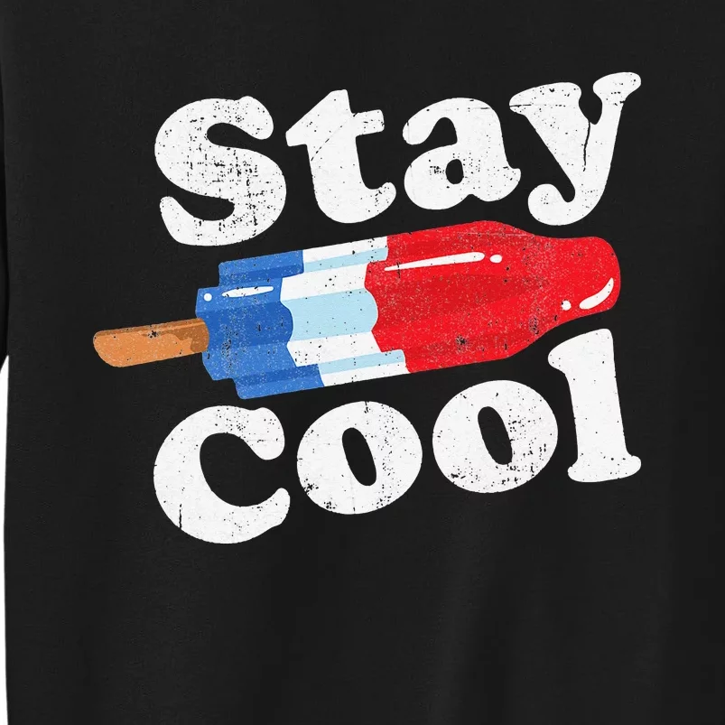 Summer Popsicle Stay Cool Funny Bomb Retro 80s Pop Gift Sweatshirt