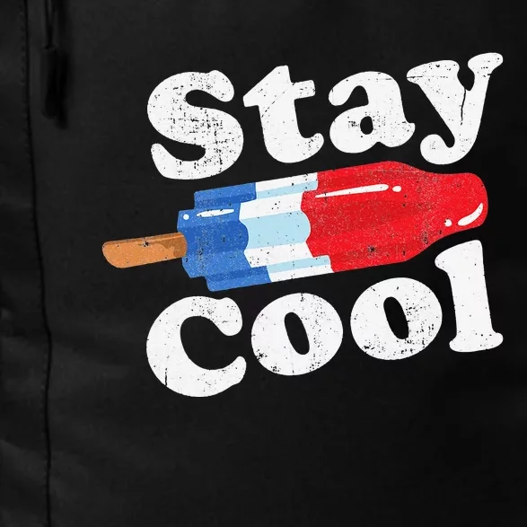 Summer Popsicle Stay Cool Funny Bomb Retro 80s Pop Gift Daily Commute Backpack