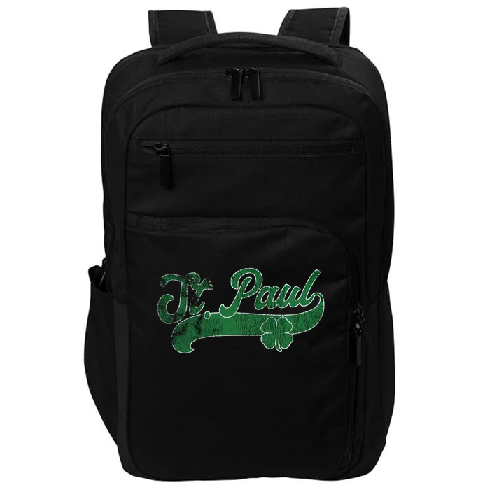 St Paul Shamrock St Patricks Day Saint Paddys Irish Cute Gift Impact Tech Backpack