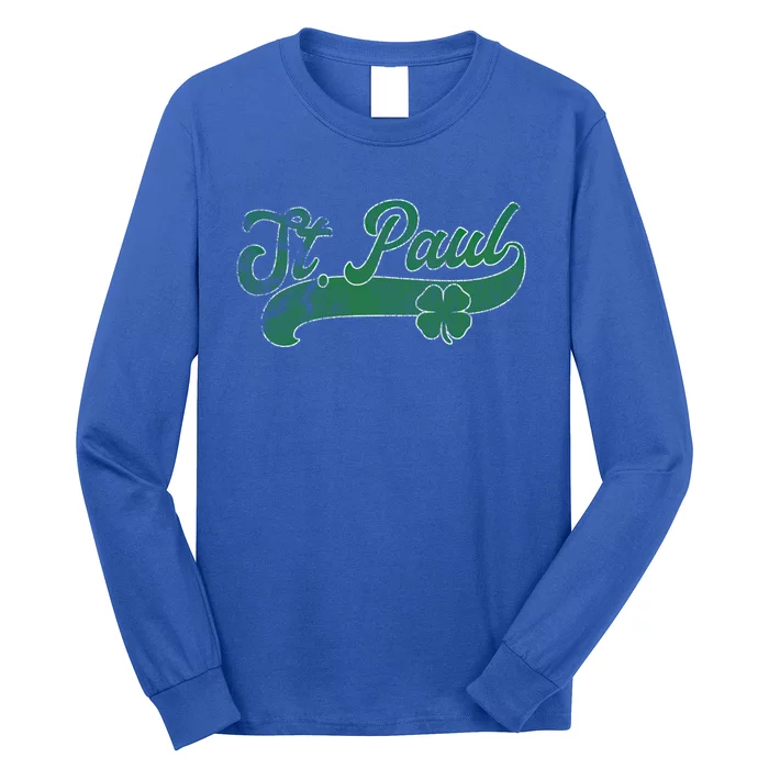 St Paul Shamrock St Patricks Day Saint Paddys Irish Cute Gift Long Sleeve Shirt