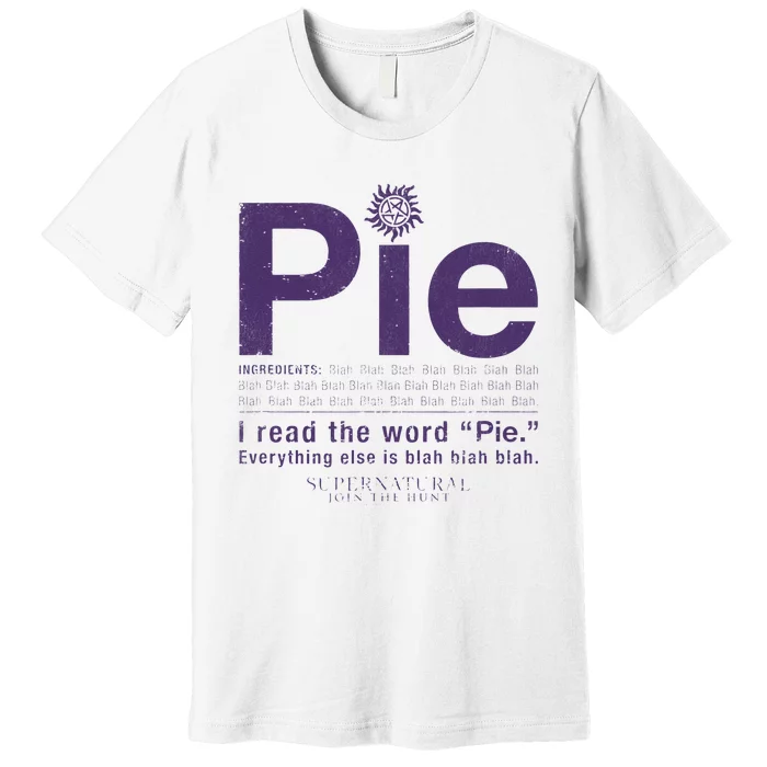 Supernatural Pie Premium T-Shirt