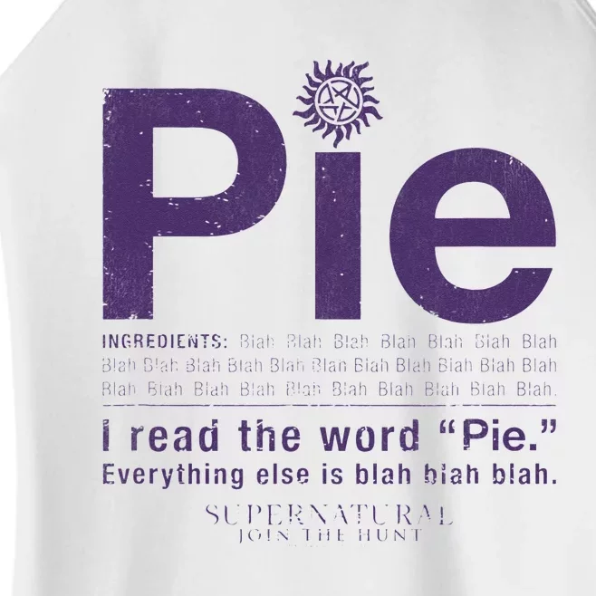 Supernatural Pie Women’s Perfect Tri Rocker Tank