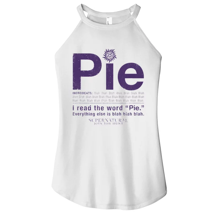 Supernatural Pie Women’s Perfect Tri Rocker Tank