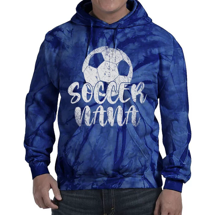 Soccer Player Soccer Nana Soccer Lover Sport Tie Dye Hoodie