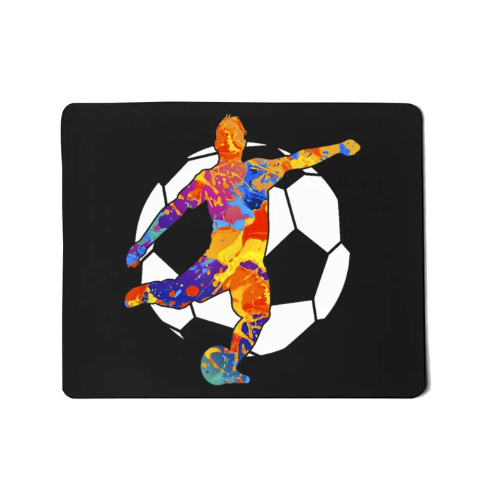 Soccer Player Sports Graphic Soccer Graphic Mousepad