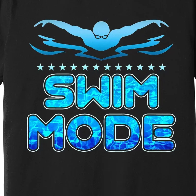 Swimming Pool Sport Swimmer Swim Team Open Waters Premium T-Shirt