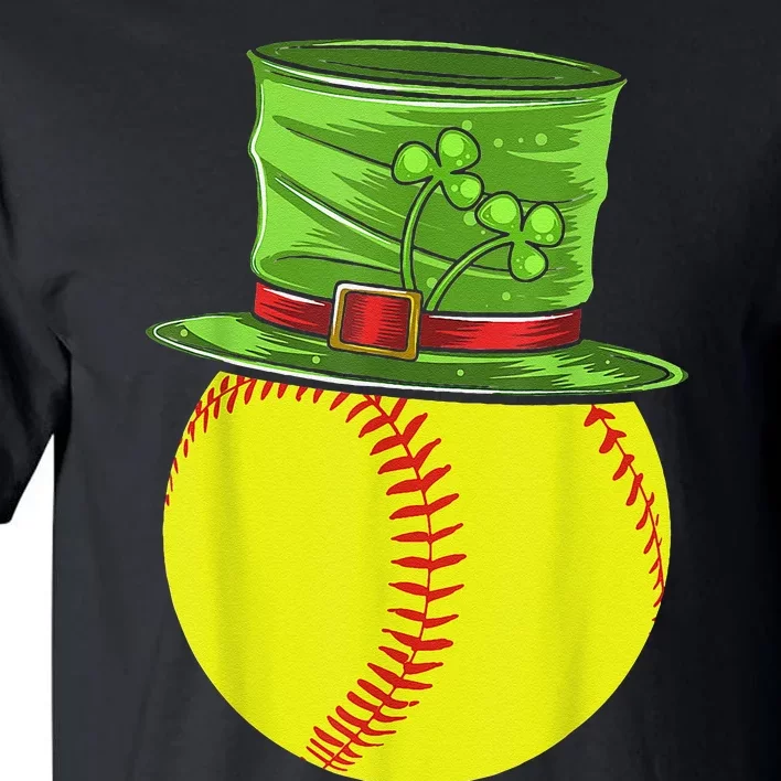 Softball Player Sport St Patrick's Saint Pattys Day Cute Tall T-Shirt