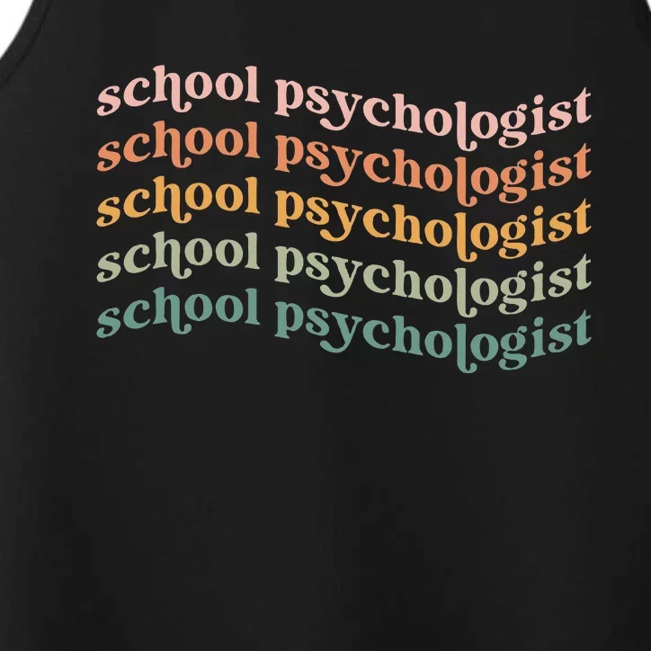 School Psychologist School Psychology School Psych Lpc Gift Performance Tank