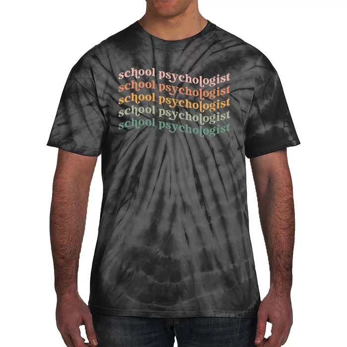 School Psychologist School Psychology School Psych Lpc Gift Tie-Dye T-Shirt