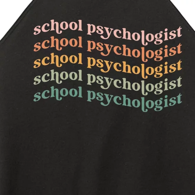 School Psychologist School Psychology School Psych Lpc Gift Women’s Perfect Tri Rocker Tank