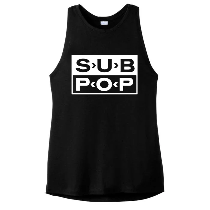 Sub Pop Ladies Tri-Blend Wicking Tank