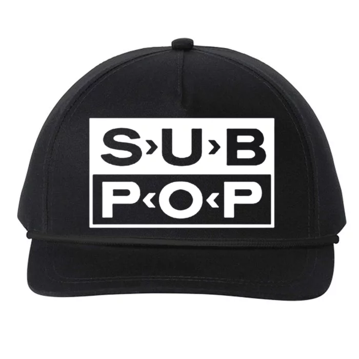 Sub Pop Snapback Five-Panel Rope Hat