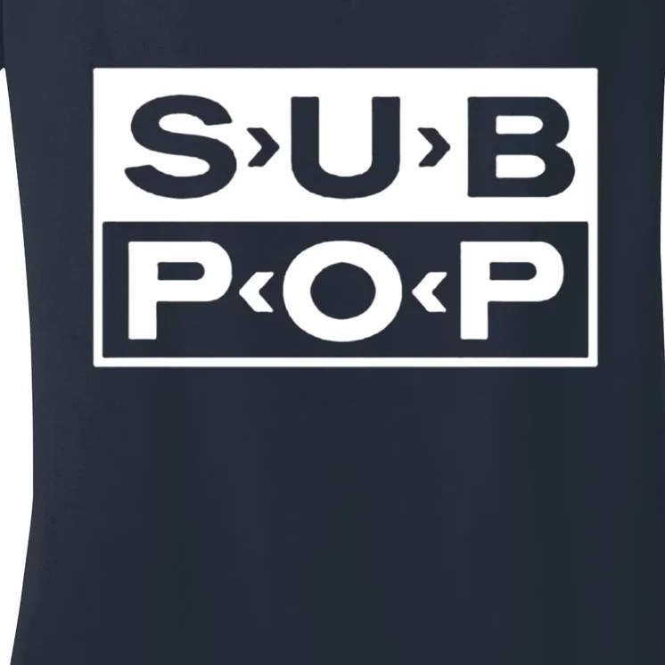 Sub Pop Women's V-Neck T-Shirt