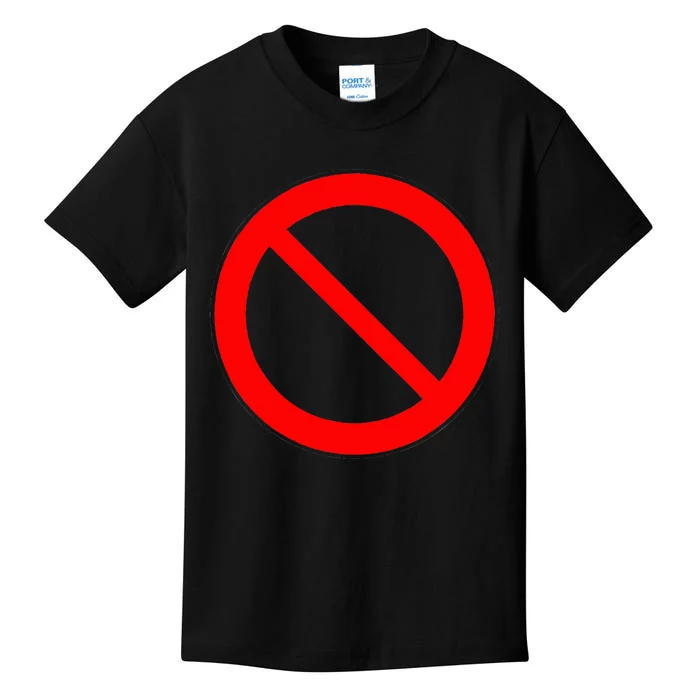 Sign Prohibited Kids T-Shirt