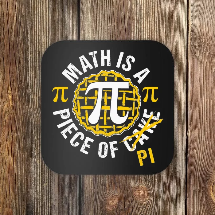 Simple Pi Symbol National Pi Day Gift Coaster