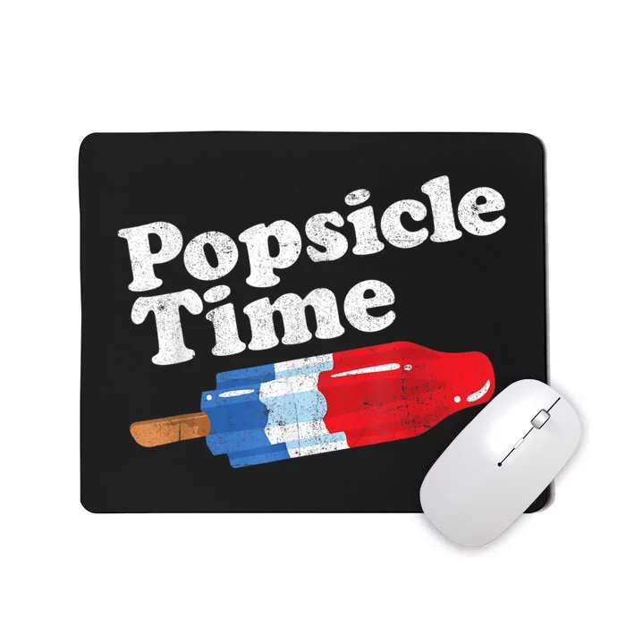 Summer Popsicle Time Funny Bomb Retro 80s Pop Vacation Gift Mousepad