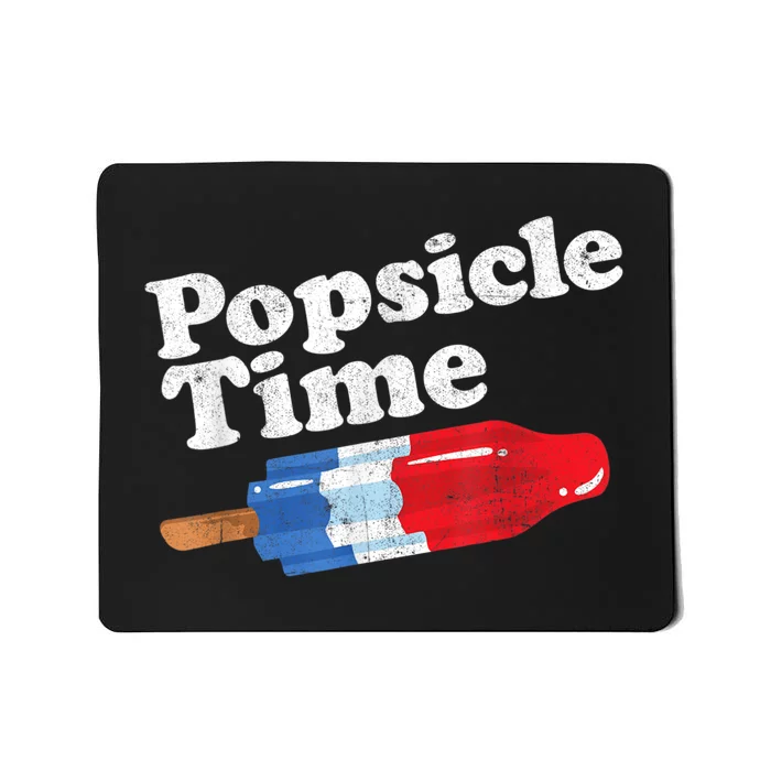 Summer Popsicle Time Funny Bomb Retro 80s Pop Vacation Gift Mousepad